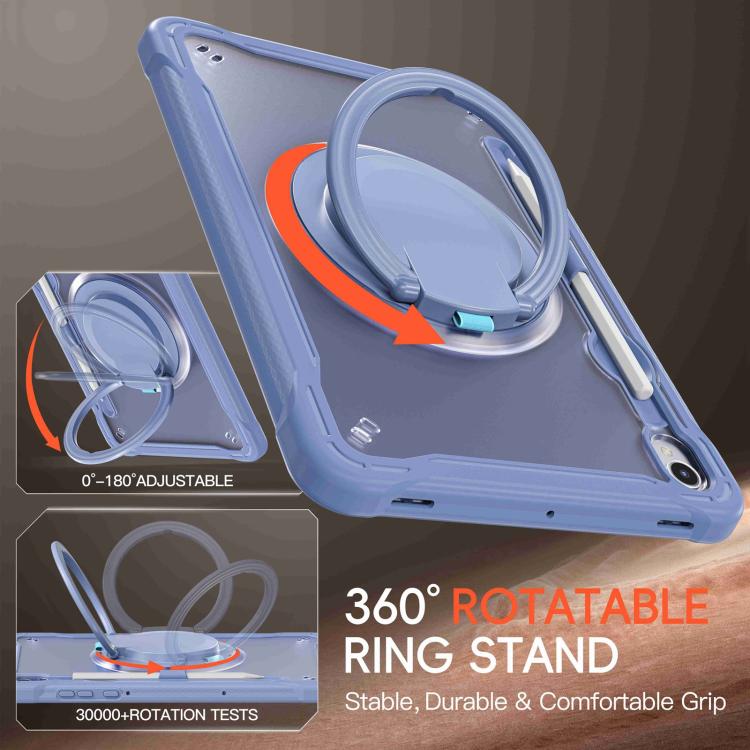 For Samsung Galaxy Tab S11 Powerful Sailor Ring Holder Heavy Duty Hybrid Tablet Case with Strap