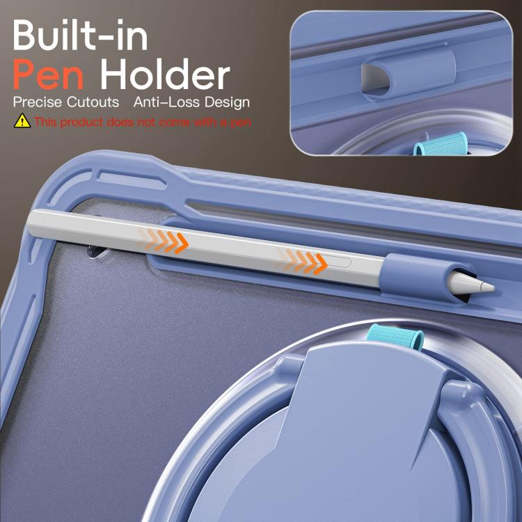 For Samsung Galaxy Tab S11 Powerful Sailor Ring Holder Heavy Duty Hybrid Tablet Case with Strap