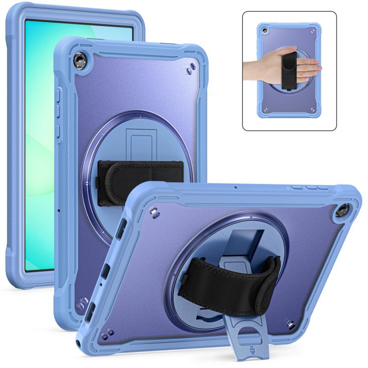 For Samsung Galaxy Tab A11+ Heavy Duty Hybrid Tablet Case with Hand Grip & Strap