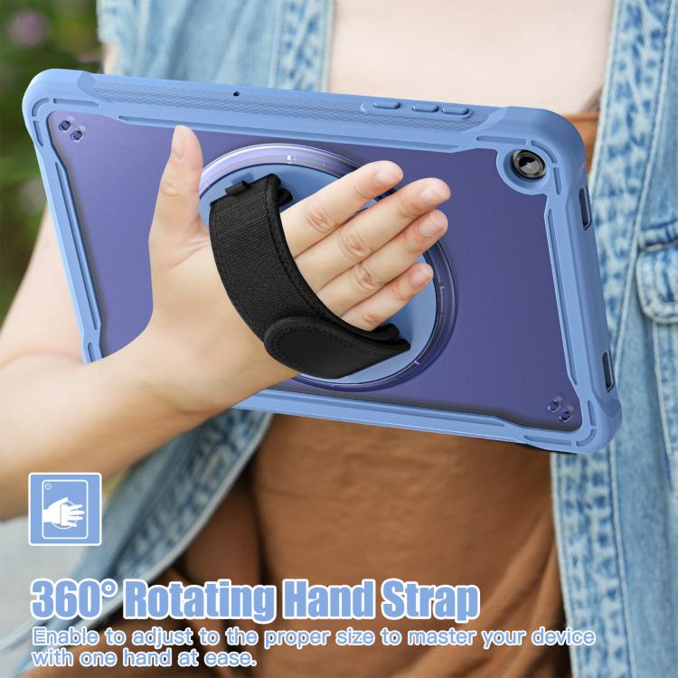 For Samsung Galaxy Tab A11+ Heavy Duty Hybrid Tablet Case with Hand Grip & Strap