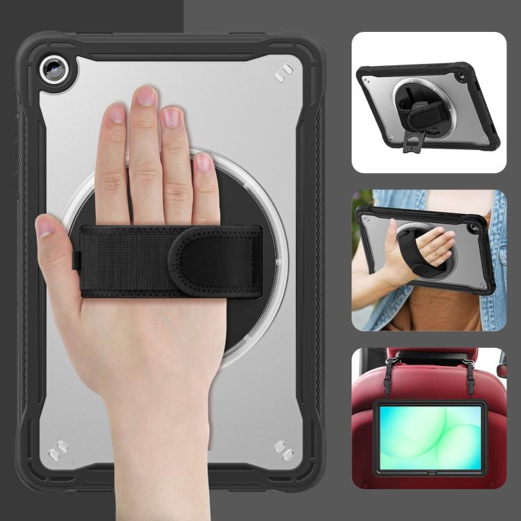 For Samsung Galaxy Tab A11+ Heavy Duty Hybrid Tablet Case with Hand Grip & Strap