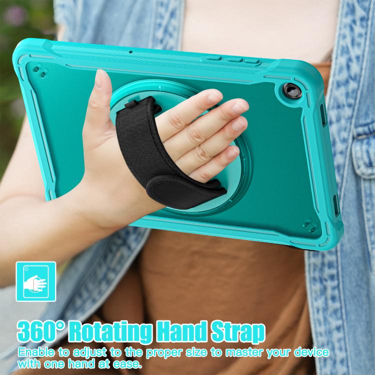 For Samsung Galaxy Tab A11+ Heavy Duty Hybrid Tablet Case with Hand Grip & Strap