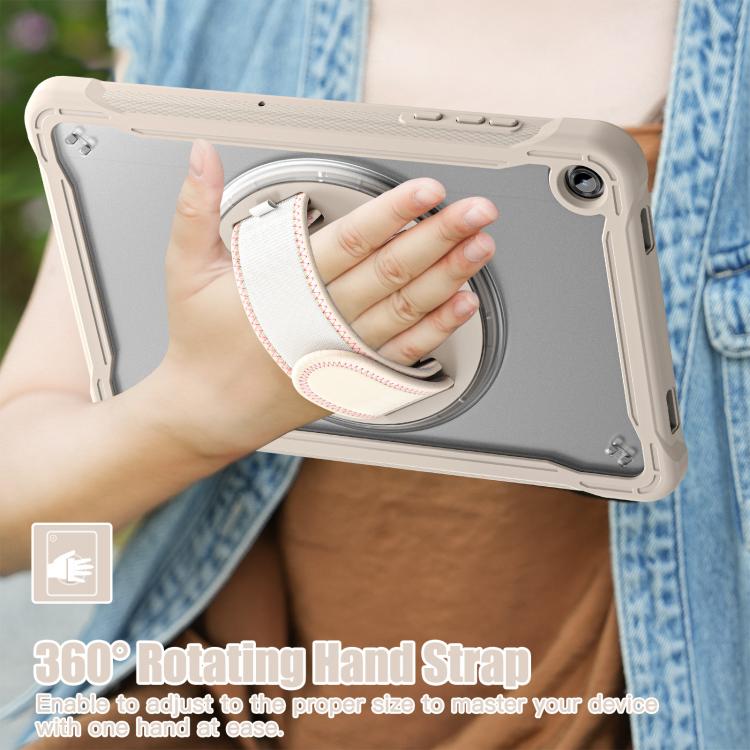 For Samsung Galaxy Tab A11+ Heavy Duty Hybrid Tablet Case with Hand Grip & Strap