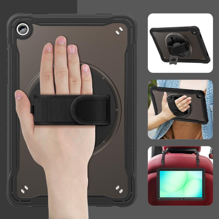 For Samsung Galaxy Tab A11+ Heavy Duty Hybrid Tablet Case with Hand Grip & Strap