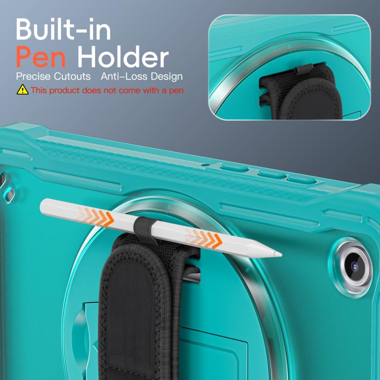 For Samsung Galaxy Tab A11 Heavy Duty Hybrid Tablet Case with Hand Grip & Strap