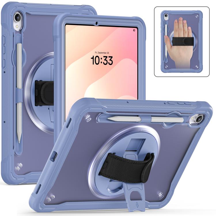 For Samsung Galaxy Tab S11 Heavy Duty Hybrid Tablet Case with Hand Grip & Strap