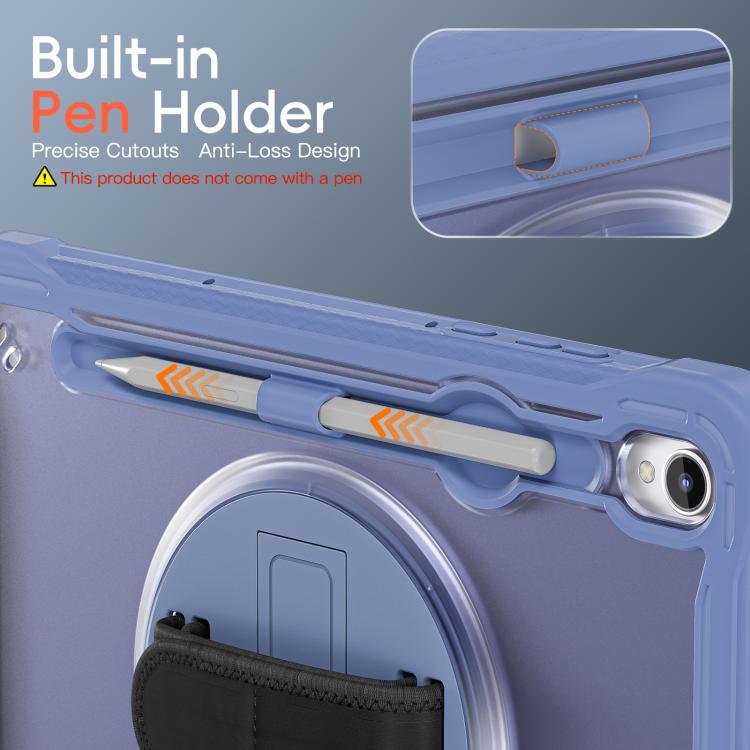 For Samsung Galaxy Tab S11 Heavy Duty Hybrid Tablet Case with Hand Grip & Strap