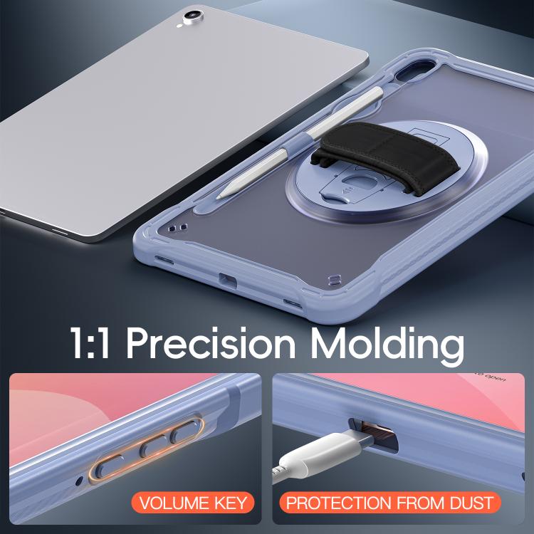 For Samsung Galaxy Tab S11 Heavy Duty Hybrid Tablet Case with Hand Grip & Strap