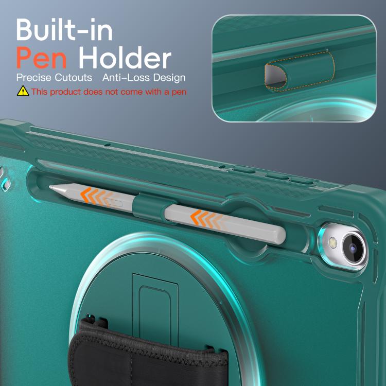 For Samsung Galaxy Tab S11 Heavy Duty Hybrid Tablet Case with Hand Grip & Strap