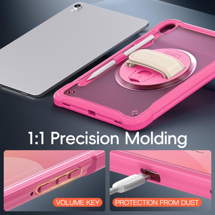 For Samsung Galaxy Tab S11 Heavy Duty Hybrid Tablet Case with Hand Grip & Strap