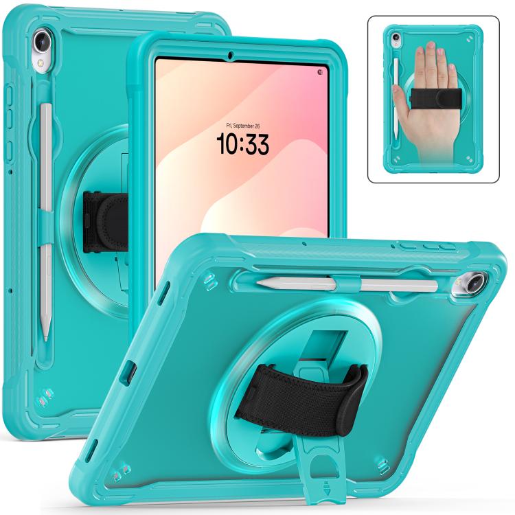 For Samsung Galaxy Tab S11 Heavy Duty Hybrid Tablet Case with Hand Grip & Strap