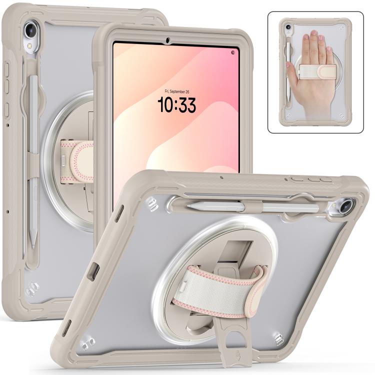 For Samsung Galaxy Tab S11 Heavy Duty Hybrid Tablet Case with Hand Grip & Strap