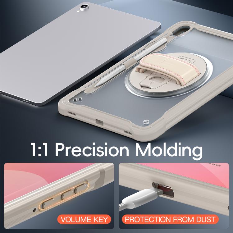 For Samsung Galaxy Tab S11 Heavy Duty Hybrid Tablet Case with Hand Grip & Strap