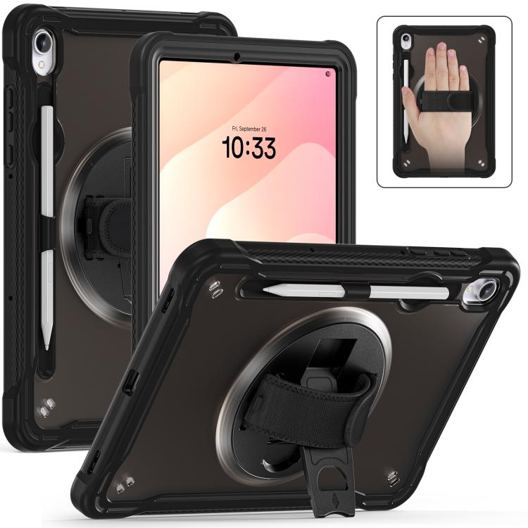For Samsung Galaxy Tab S11 Heavy Duty Hybrid Tablet Case with Hand Grip & Strap