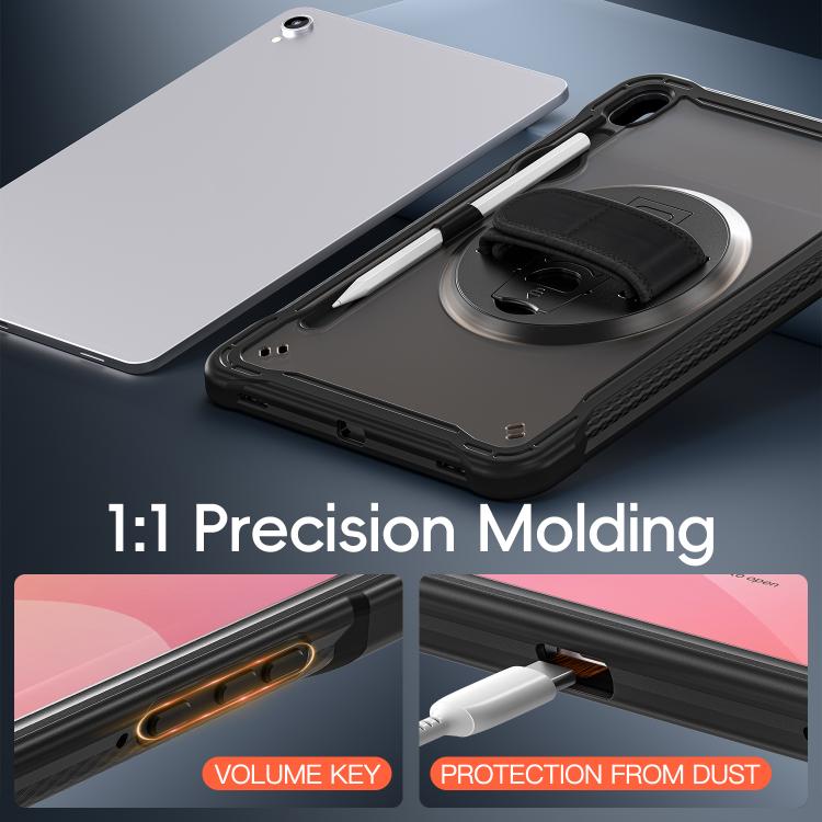 For Samsung Galaxy Tab S11 Heavy Duty Hybrid Tablet Case with Hand Grip & Strap