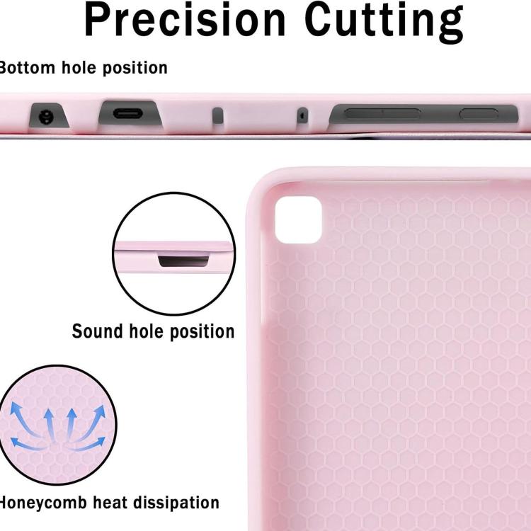 For Amazon Fire HD 10 2021 Detachable Square Cap Magnetic Bluetooth Keyboard Protective Case