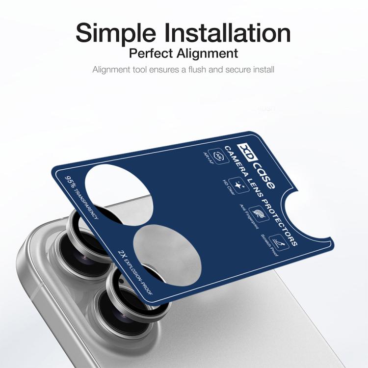For iPhone 17 XDcase AF + AR Hawkeye Camera Lens Protector with Alignment Tool
