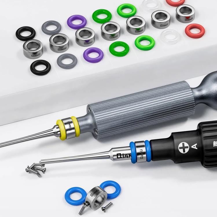 Qianli Multiple Colors Screwdriver Bit Magnetizer Compatible with 4mm Screwdriver Bits - Random Color Delivery