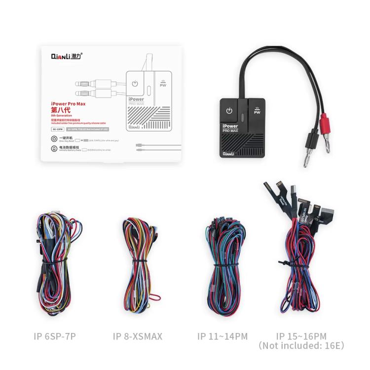 QianLi Generation 8th iPower Pro Max FPC DC Power Cable for iPhone 6-16 Pro Max  - 16e excluded