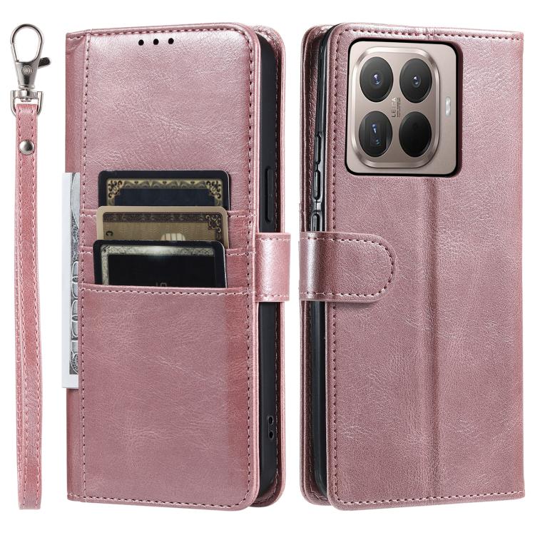 For Xiaomi 15T Pro Simple 6-Card Wallet Leather Phone Case