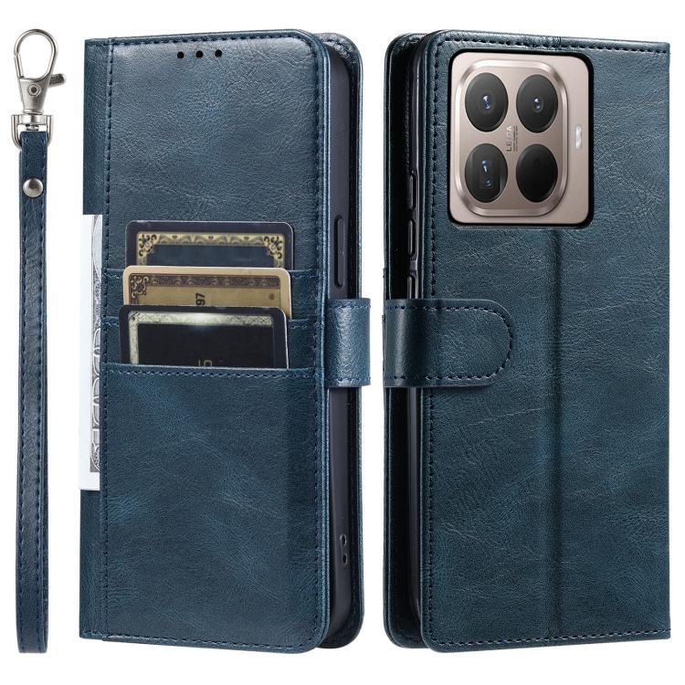 For Xiaomi 15T Pro Simple 6-Card Wallet Leather Phone Case