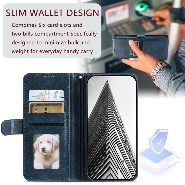 For Xiaomi 15T Pro Simple 6-Card Wallet Leather Phone Case