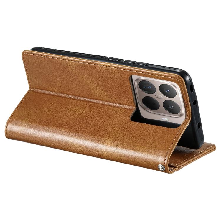 For Xiaomi 15T Pro Simple 6-Card Wallet Leather Phone Case