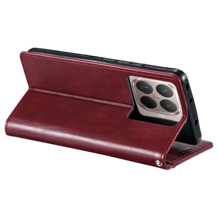 For Xiaomi 15T Pro Simple 6-Card Wallet Leather Phone Case