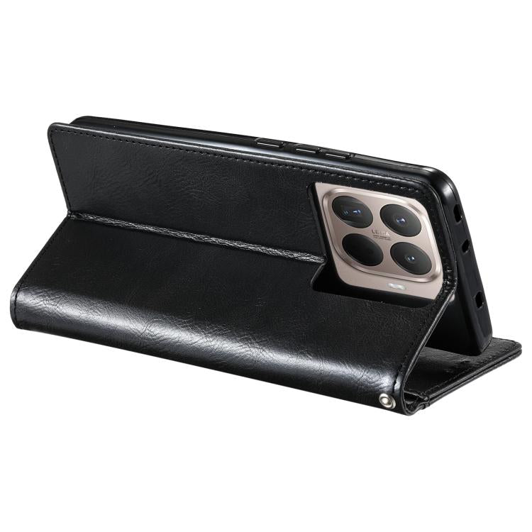 For Xiaomi 15T Pro Simple 6-Card Wallet Leather Phone Case