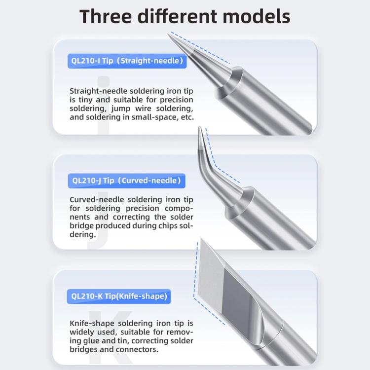 QianLi QL210-i Series Soldering Iron Tips for C210 Soldering Handle
