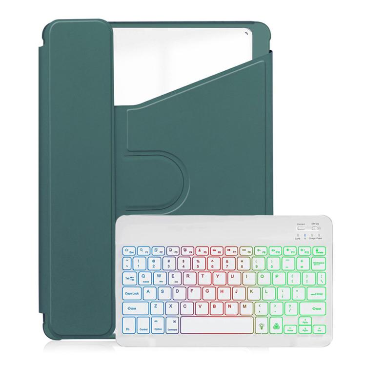 For Xiaomi Redmi Pad Pro 12.1 Backlight Rotatable Acrylic Bluetooth Keyboard Leather Case with Pen Slot