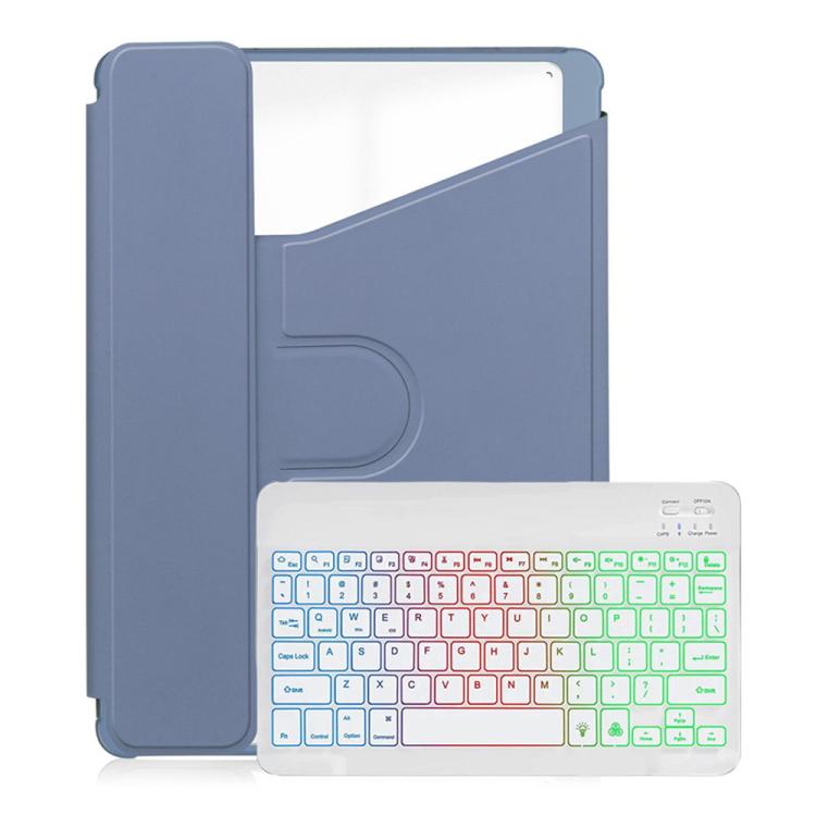 For Xiaomi Redmi Pad Pro 12.1 Backlight Rotatable Acrylic Bluetooth Keyboard Leather Case with Pen Slot
