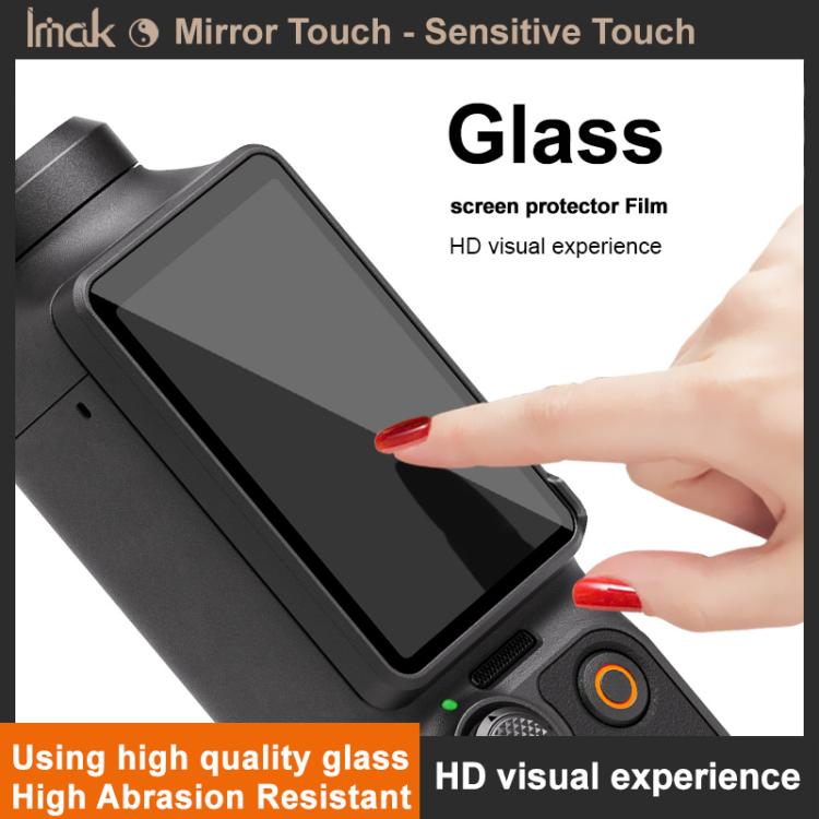 For DJI Osmo Pocket 4 imak Tempered Glass Film with Camera Lens Film