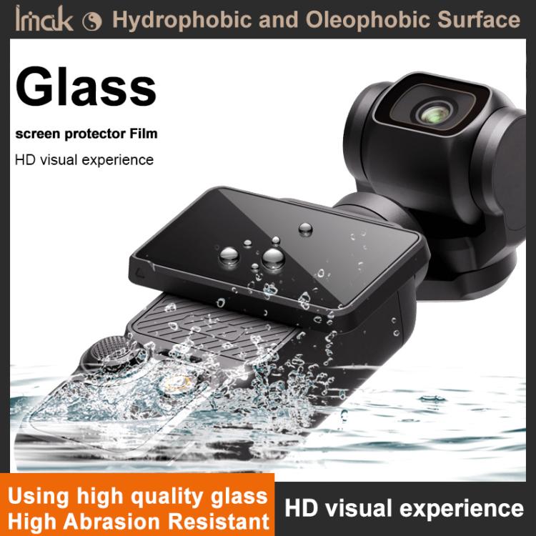 For DJI Osmo Pocket 4 imak Tempered Glass Film with Camera Lens Film