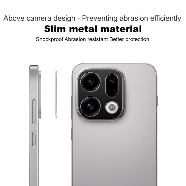 For OPPO Find X9 IMAK Metal Camera Lens Protector Cover