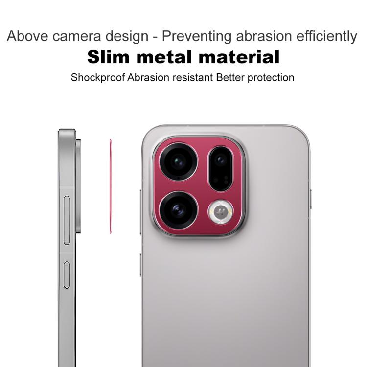 For OPPO Find X9 IMAK Metal Camera Lens Protector Cover