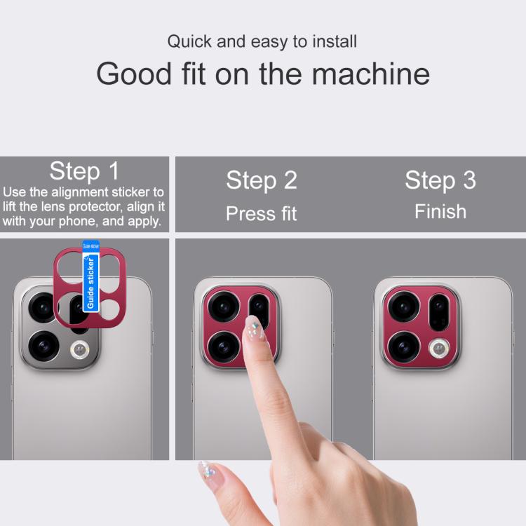 For OPPO Find X9 IMAK Metal Camera Lens Protector Cover