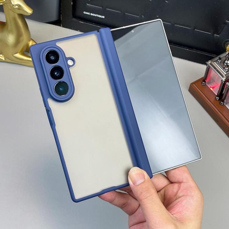For Samsung Galaxy Z Fold7 5G Matte Skin Feel Dual Axis Folding Phone Case