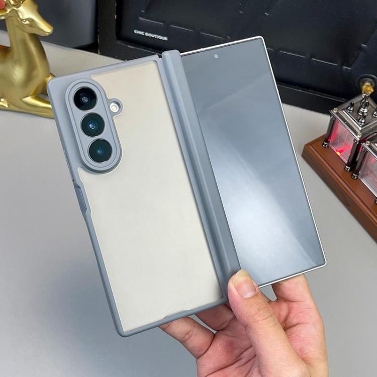 For Samsung Galaxy Z Fold7 5G Matte Skin Feel Dual Axis Folding Phone Case