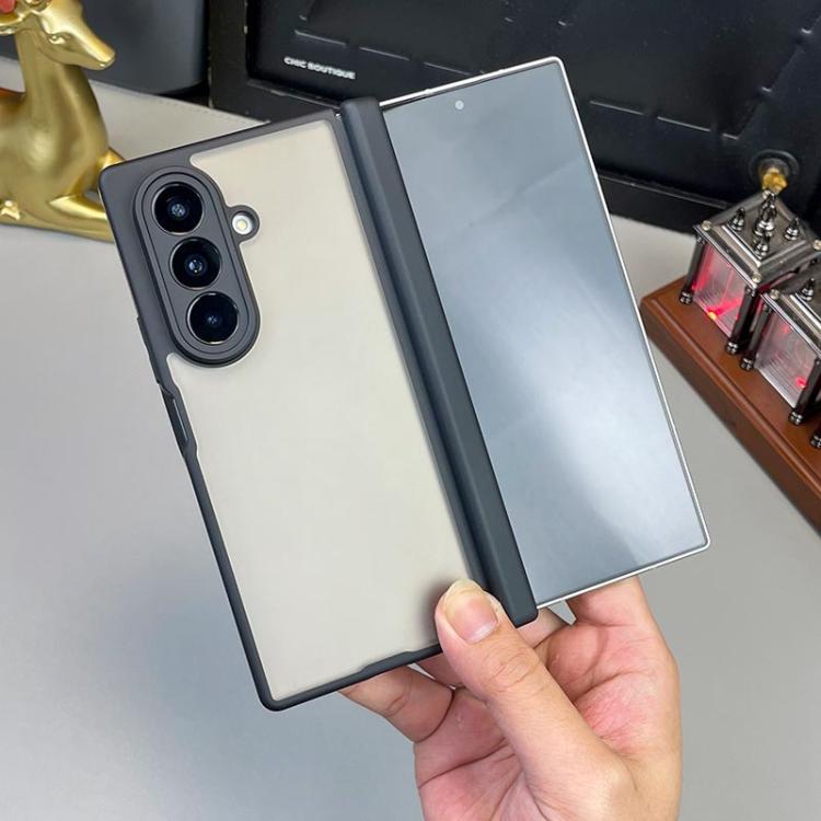 For Samsung Galaxy Z Fold7 5G Matte Skin Feel Dual Axis Folding Phone Case