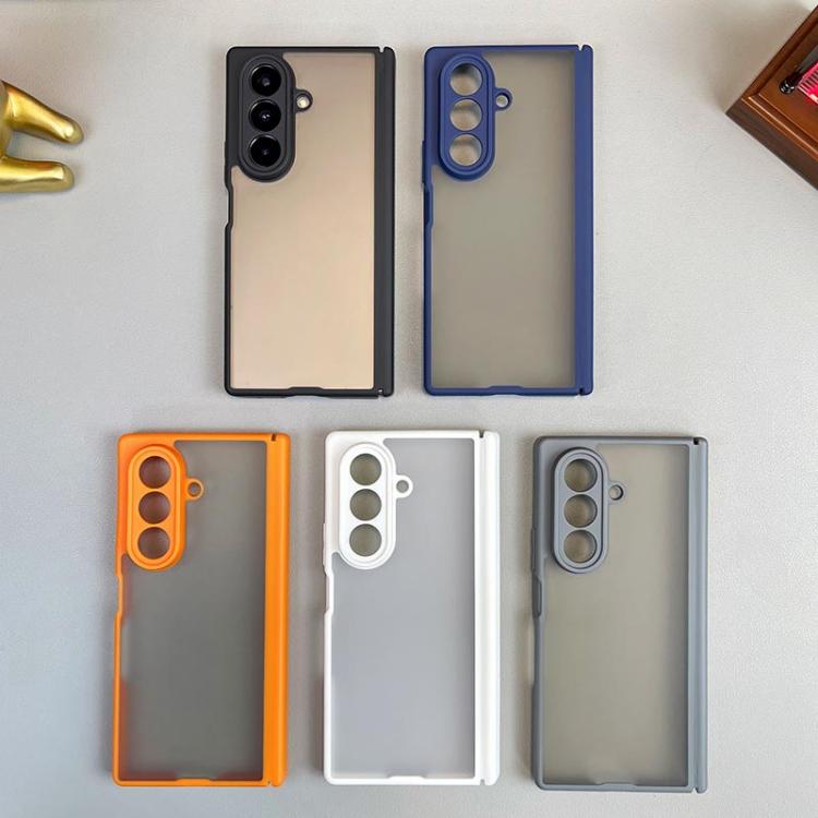 For Samsung Galaxy Z Fold7 5G Matte Skin Feel Dual Axis Folding Phone Case