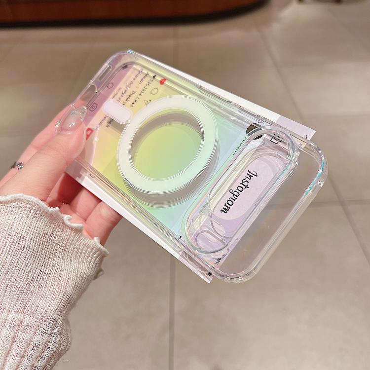 For Google Pixel 10 Gradient Color MagSafe Airbag Full Coverage Phone Case - Rainbow