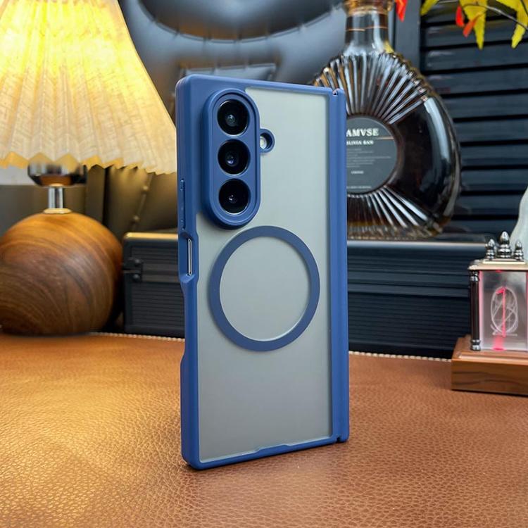 For Samsung Galaxy Z Fold7 5G Matte Skin Feel MagSafe Dual Axis Folding Phone Case