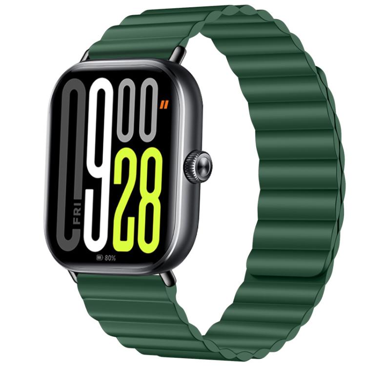 For Xiaomi Band 10 Pro / Redmi Watch 6 / 5 Magnetic Loop Soft Silicone Watch Band