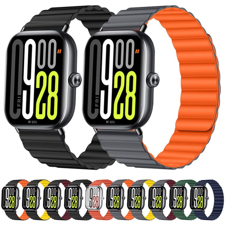 For Xiaomi Band 10 Pro / Redmi Watch 6 / 5 Magnetic Loop Soft Silicone Watch Band