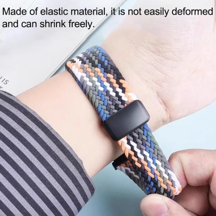 For Honor Watch X5 Magnetic Buckle Elastic Nylon Braided Watch Band