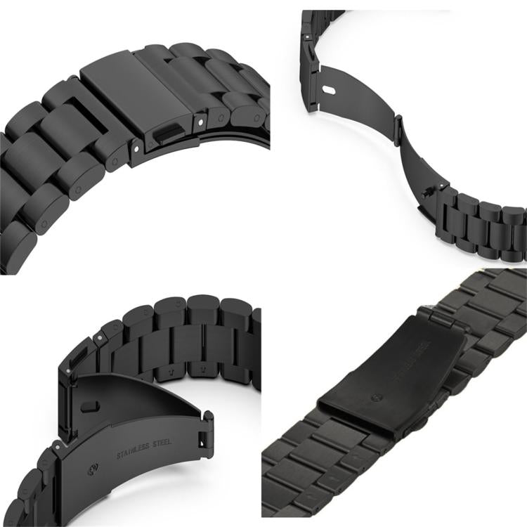 For Apple Watch 42 / 44 / 45 / 46 / 49mm 5 Pack xDfind Three Beads Fold Buckle Stainless Steel Watch Band