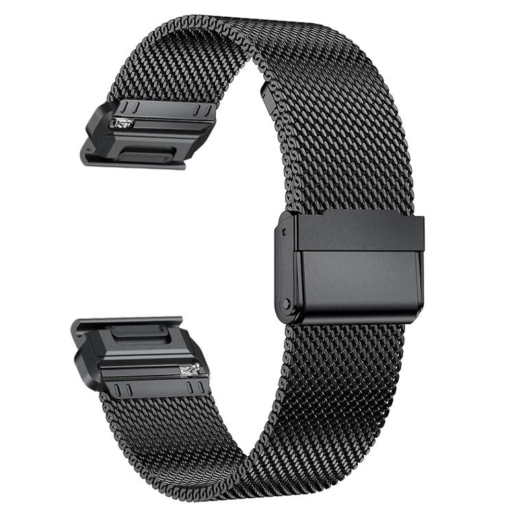 For Garmin 20mm Separate Tactix Milanese Buckle Stainless Steel Watch Band