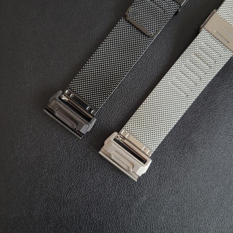 For Garmin 20mm Separate Tactix Milanese Buckle Stainless Steel Watch Band