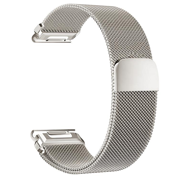 For Garmin 26mm Integrated Tactix Milanese Magnetic Stainless Steel Watch Band